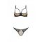 Комплект MARINA SET WITH OPEN BRA beige S/M - Passion