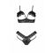 Комплект DOLLY SET WITH OPEN BRA black L/XL Passion