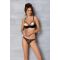 Комплект MARINA SET WITH OPEN BRA black S/M - Passion