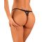 Obsessive Celia Noir crotchless thong M/L