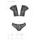 Комплект Passion LEAFA BIKINI black XXL/XXXL - ECO Passion