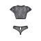 Комплект Passion LEAFA BIKINI black XXL/XXXL - ECO Passion