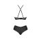 Комплект Passion KERRIA BIKINI black S/M - ECO Passion