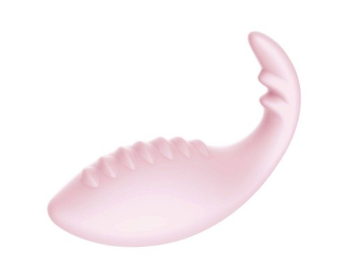 Смарт вибратор-яйцо Leten Dinosaur Baby Pink со стимулятором клитора, 2 мотора