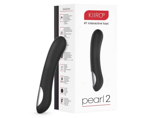 Интерактивный вибростимулятор точки G Kiiroo Pearl 2 Black