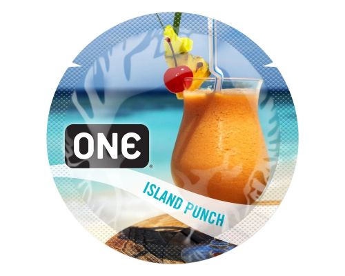 Презерватив ONE FlavorWaves 1 шт со вкусом Island Punch