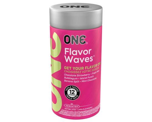 Презервативы ONE FlavorWaves 12 шт, подарочная упаковка тюб