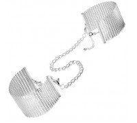 Наручники Bijoux Indiscrets Desir Metallique Handcuffs - Silver, металлические, стильные браслеты