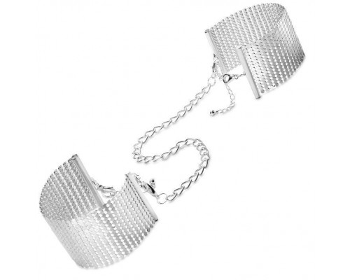 Наручники Bijoux Indiscrets Desir Metallique Handcuffs - Silver, металлические, стильные браслеты