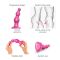 Насадка для страпона Strap-On-Me DILDO PLUG BEADS FRAMBOISE METALLIC - M