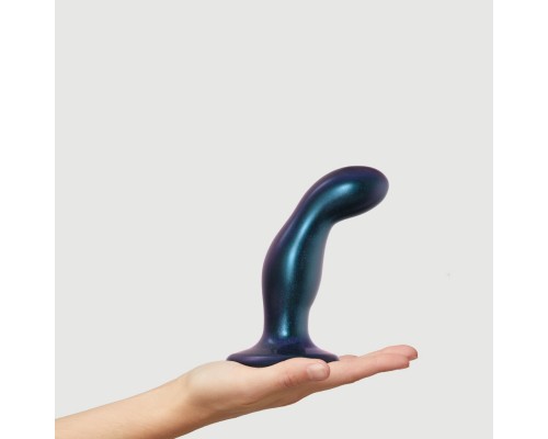 Дилдо Strap-On-Me DILDO PLUG SNAKY METALLIC BLUE - M