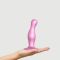 Насадка для страпона Strap-On-Me DILDO PLUG CURVY ROSE DRAGEE METALLIC - M