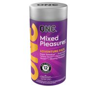 Презервативы ONE Mixed Pleasures 12 шт, подарочная упаковка тюб