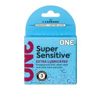 Презервативы ONE Super Sensitive 3 шт, картонная коробка