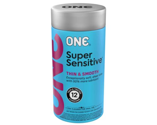 Презервативы ONE Super Sensitive 12 шт, подарочная упаковка тюб