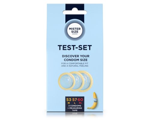 Презервативы Mister Size TEST-SET 53-57-60 with tape measure EN