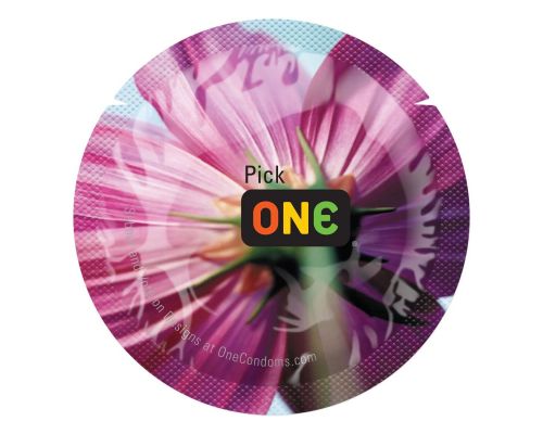 Презерватив ONE Color Sensations - Pick ONE (Purple) 1 шт