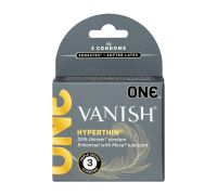 Презервативы ONE Vanish Hyperthin 3 шт, картонная коробка