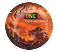 Презерватив ONE Color Sensations - ONE trip tot cloud nine (Orange) 1 шт