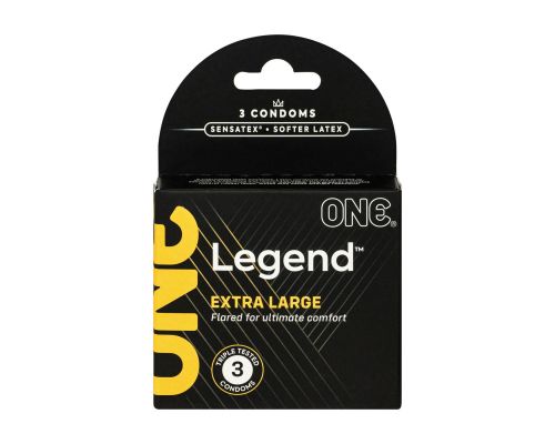 Презервативы ONE Legend Extra Large 3 шт, картонная коробка