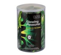 Набор презервативов ONE Glowing Pleasures 100 шт, мегапак тюб