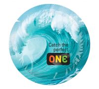 Презерватив ONE Color Sensations - Catch the perfect ONE (Aqua) 1 шт