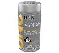 Презервативы ONE Vanish Hyperthin 12 шт, подарочная упаковка тюб