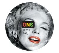 Презерватив ONE Color Sensations - ONE likes it hot (Red) 1 шт