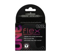 Презервативы ONE Flex Graphene Condom 3 шт, картонная коробка