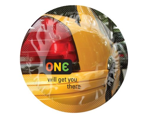 Презерватив ONE Color Sensations - ONE will get you there (Yellow) 1 шт