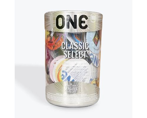 Набор презервативов ONE Classic Select - Contest Collection 100 шт, мегапак тюб