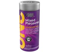 Презервативы ONE Mixed Pleasures 24 шт, подарочная упаковка тюб