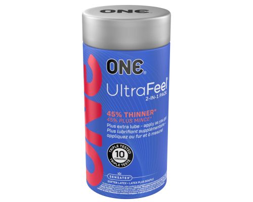 Презервативы ONE Ultra Feel 10 шт, подарочная упаковка тюб