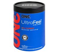 Презервативы ONE Ultra Feel 40 шт, подарочная упаковка тюб