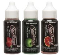 Набор капель для минета Doc Johnson GoodHead - Tingle Drops (Watermelon, Green Apple, Strawberry)