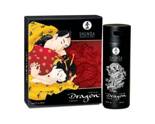 Стимулирующий крем для пар Shunga SHUNGA Dragon Cream (60 мл), эффект тепло-холод и покалывание