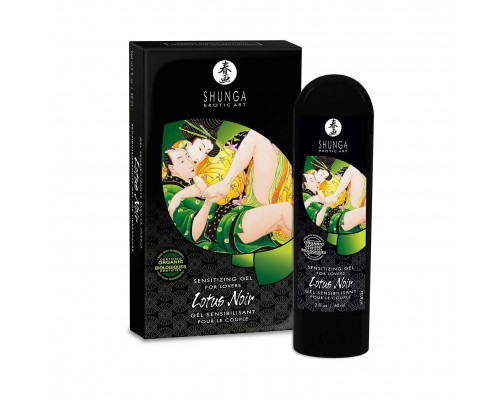 Возбуждающий гель для пар Shunga LOTUS NOIR (60 мл) с витамином Е и растительным глицерином