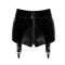 Шортики Noir Handmade F325 Glam suspender wetlook and vinyl shorts - XL