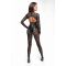 Комбинезон Noir Handmade F299 Enigma lace catsuit with underbust bodice - XL