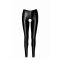 Лeггинсы Noir Handmade F304 Taboo wetlook leggings with open crotch and bum - XL