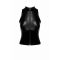 Топ Noir Handmade F324 Glam wetlook top with vinyl corset - S