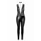 Комбинезон Noir Handmade F298 Libido Deep-V catsuit with collar and pearl chain - S