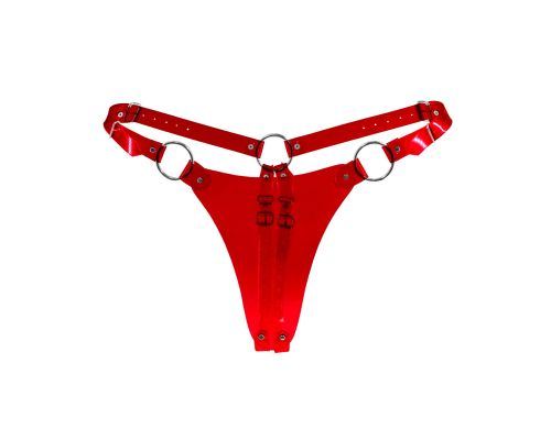 Трусики классические Feral Feelings - String Bikini Red Trasparent