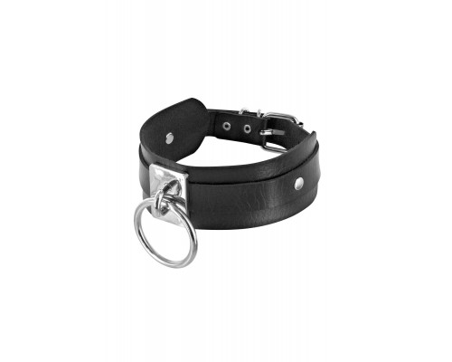 Ошейник c кольцом Fetish Tentation Choker Ring (мятая упаковка)