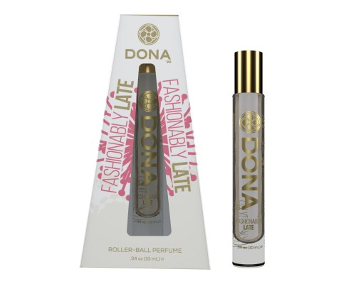 Распродажа! Духи с роликовым нанесением DONA Roll-On Perfume - Fashionably Late (10 мл) (срок 08.21)