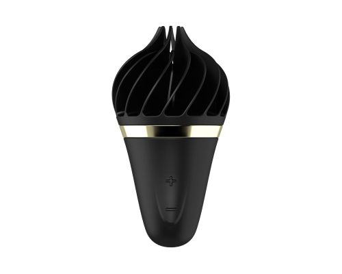 Мороженка спиннатор Satisfyer Lay-On - Sweet Treat Black/Gold (мятая упаковка!!!)