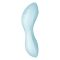 Вакуумный смарт-стимулятор с вибрацией Satisfyer Curvy Trinity 5 (Blue) (порвана упаковка!!!)