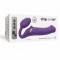 Безремневой страпон с вибрацией Strap-On-Me Vibrating Violet L (мятая упаковка)