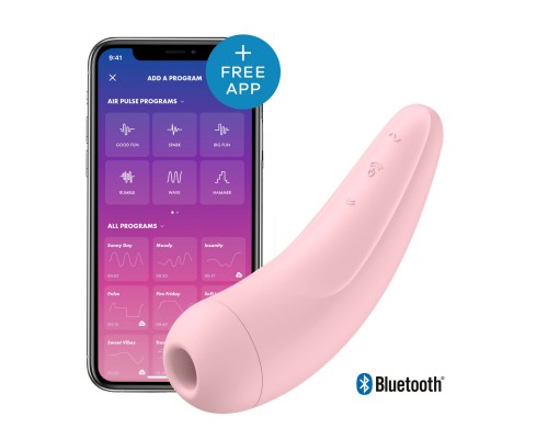 Вакуумный клиторальный стимулятор Satisfyer Curvy 2+ Pink (мятая упаковка)