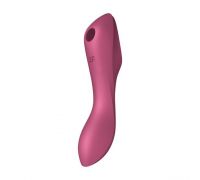 Вакуумный стимулятор с вибрацией Satisfyer Curvy Trinity 3 Red (мятая упаковка)